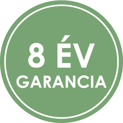 8 év garancia